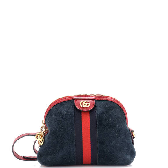 Gucci Ophidia Dome Shoulder Bag Suede #183258G53B - Picture 1 of 9
